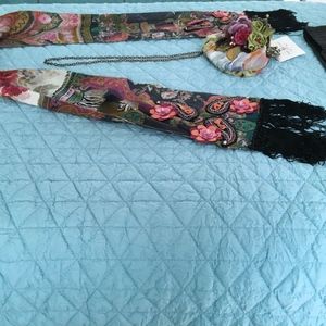 Mary Frances scarf and purse set